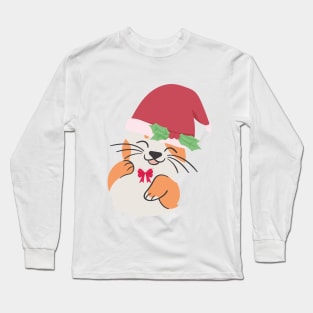 Cat In Hat Long Sleeve T-Shirt